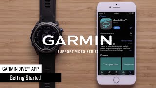 Support: Getting Started with the Garmin Dive™ App screenshot 1