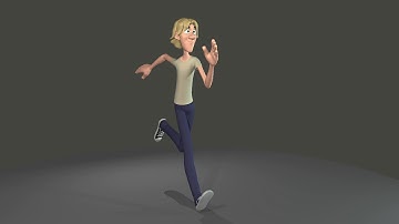 3D Character Run Cycle Animation | Malcolm Rig