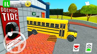 School Bus Driving - Highway Gas Station and Car Wash Simulator - Android Gameplay screenshot 5