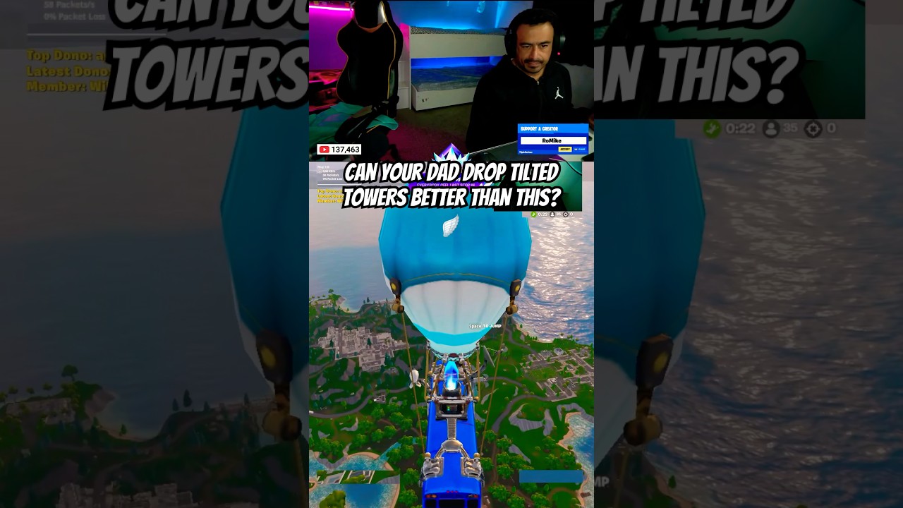 Can your dad drop tilted towers better than this? 🪽 