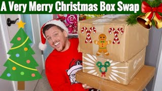 A Very Merry Christmas Box Swap Unboxing | Vlogmas Day 12