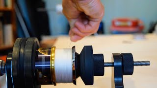 How to setup a professional reel spooling station using a line