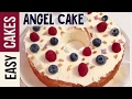 Angel Food Cake Recipe. Easy and clear way to bake sponge cake based on egg whites.