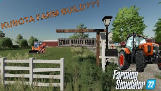 Is this the PERFECT small farm rebuild for...KUBOTA Tractor??? | Stone Valley | Farming Simulator 22