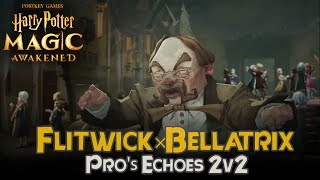 Harry Potter Magic Awakened : Flitwick & Bellatrix's Echoes Pro Player 2v2