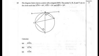 Circle theorem properties (simplified)