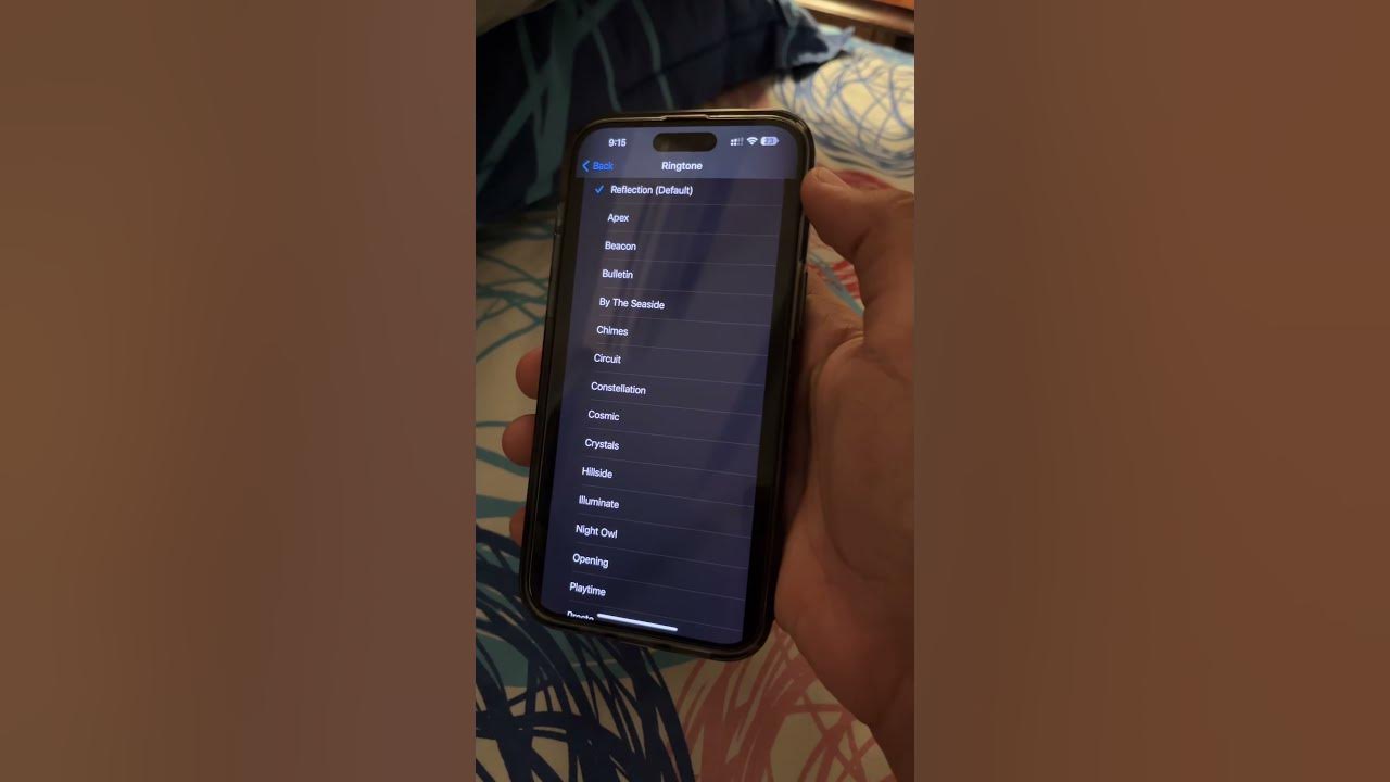 Reflection Ringtone - iOS 16 vs iOS 17