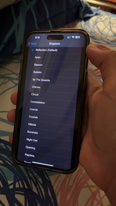 Reflection Ringtone - iOS 16 vs iOS 17