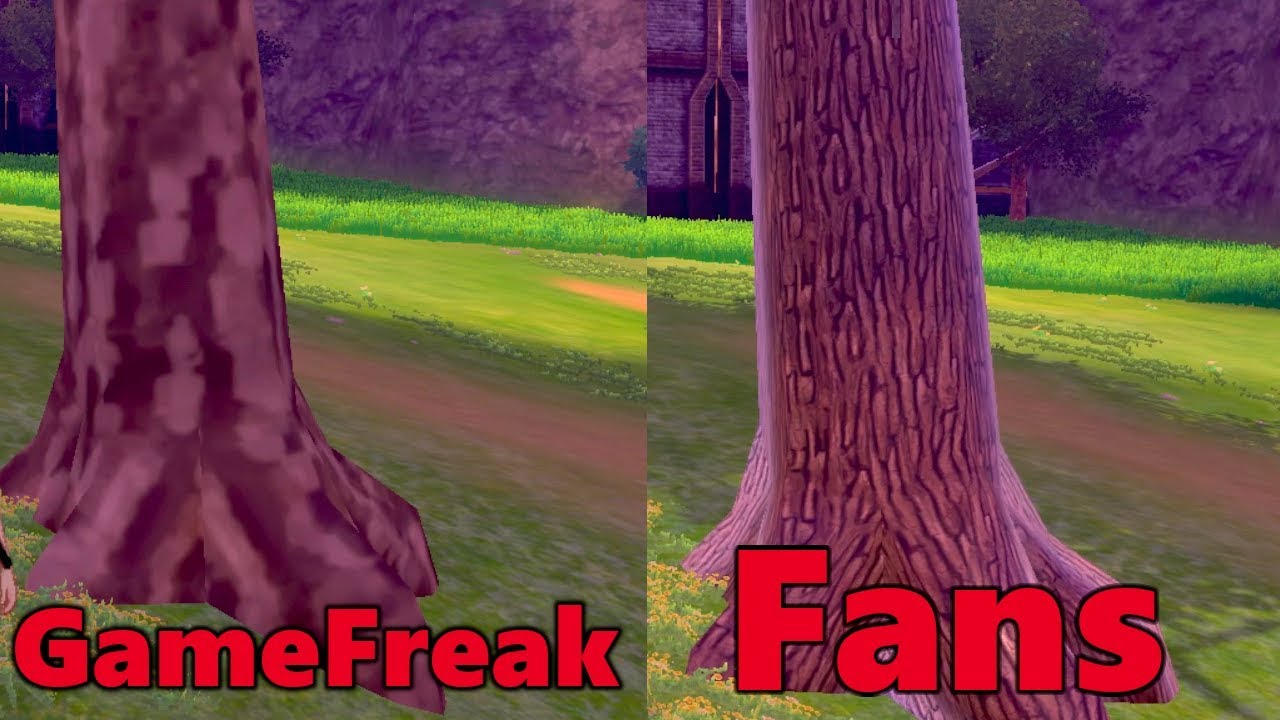 Fans Fix The Trees Pokemon Sword Shield