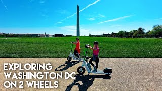 Riding Scooters exploring Washington DC / Smithsonian National Museums / Washington DC with Kids