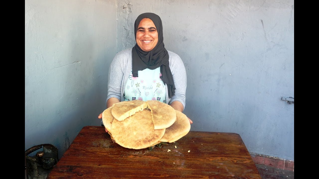 اجمل وارووع خبز بالذرة او  الخميرة البلدية