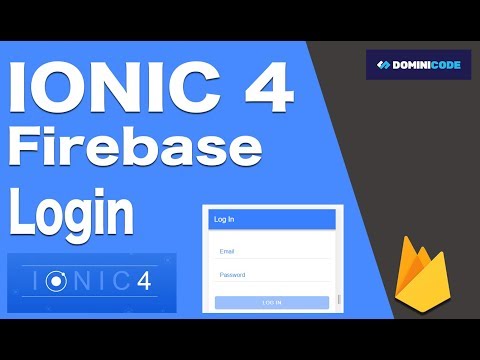 Ionic 4 Login firebase por Email