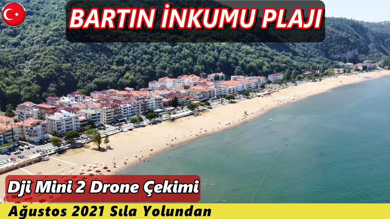 Bartın İnkumu Plajı Tanıtım Sıla Yolu 2021 den Dji Mini 2 Drone Çekimleri