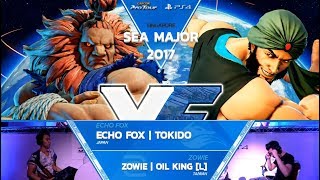 SFV: Echo Fox | Tokido vs Zowie | Oil King Grand Final - SEAM 2017 Top 8 - CPT 2017