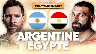 🔴🇦🇷🇪🇬 ARGENTINE - EGYPTE LIVE COMMENTÉ / 🔥MESSI EN FEU, SALAH VEUT MARQUER L'HISTOIRE! / 🏆CDM 2026
