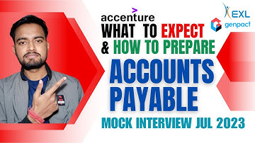 Accenture Accounts Payable Interview | Mock Interview Jul 2023 | Corporate Wala | P2P Interview Q&A