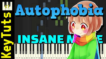 Autophobia [Chara Battle Theme] by MaximusGames - Insane Mode [Piano Tutorial] (Synthesia)
