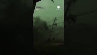 Resident Captures EF3 Tornado Tearing Through Neighborhood