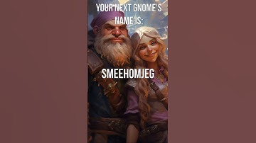 Gnomish Names Generator | D&D Quick Inspiration | #dnd  #dungeonsanddragons  #dnd5e #ttrpg  #fantasy