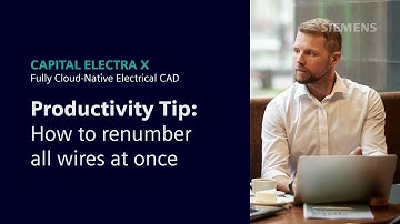 How to Renumber All Wires at Once in your Spreadsheet with Capital Electra X