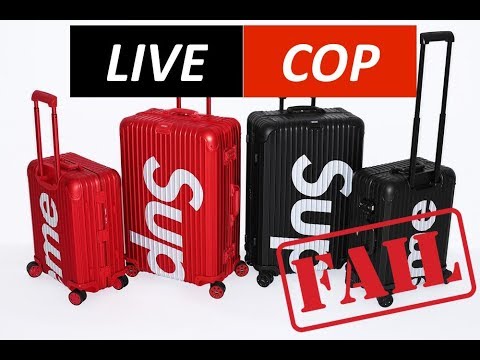 SUPREME x RIMOWA SS18 WEEK 8 LIVE COP (FAIL) 