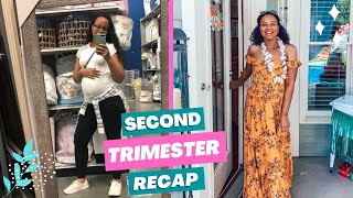 Second Trimester Recap | So thankful for an easy pregnancy | Weight gain, cravings, & gender reveal