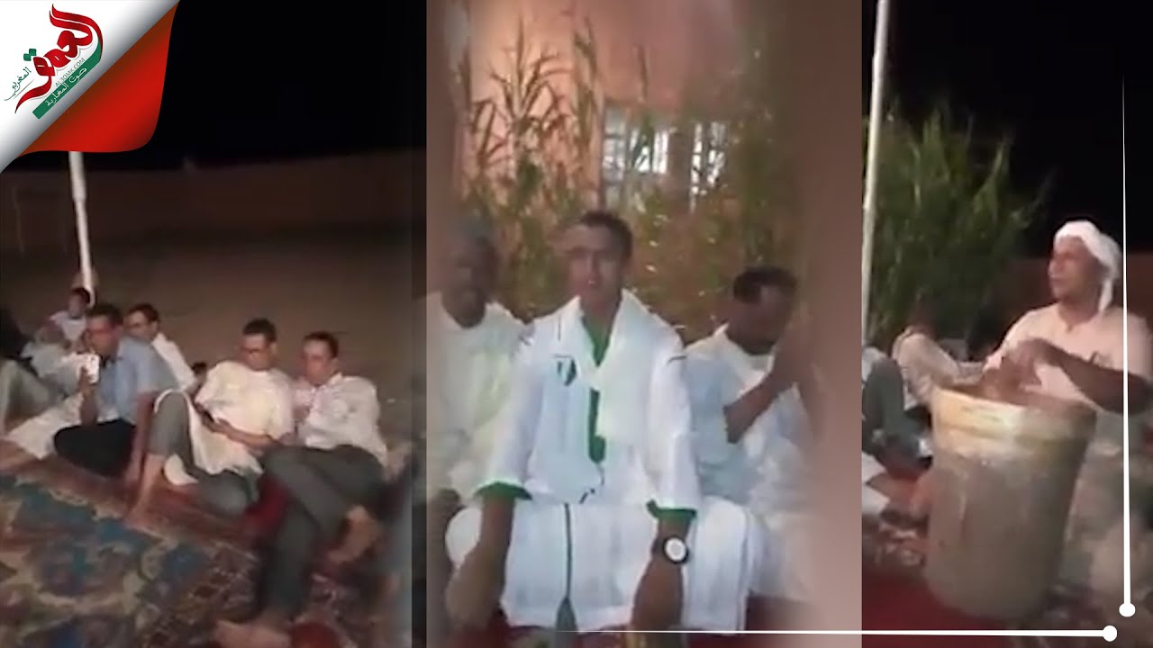 مدح سيدنا محمد بقصيدة من فن الرسمة على لسان الشيخ زكرياء اسليماني جماعة الروحا بزاكورة zagora