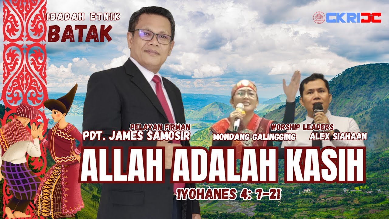 🔴 LIVE M5 ETNIK BATAK - ALLAH ADALAH KASIH (1Yohanes 4: 7-21)