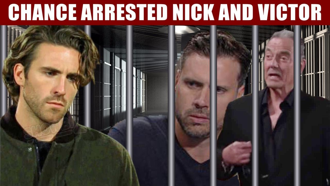 Y&R Spoilers Shock Chance takes Victor and Nick into custody to investigate Ashland's death