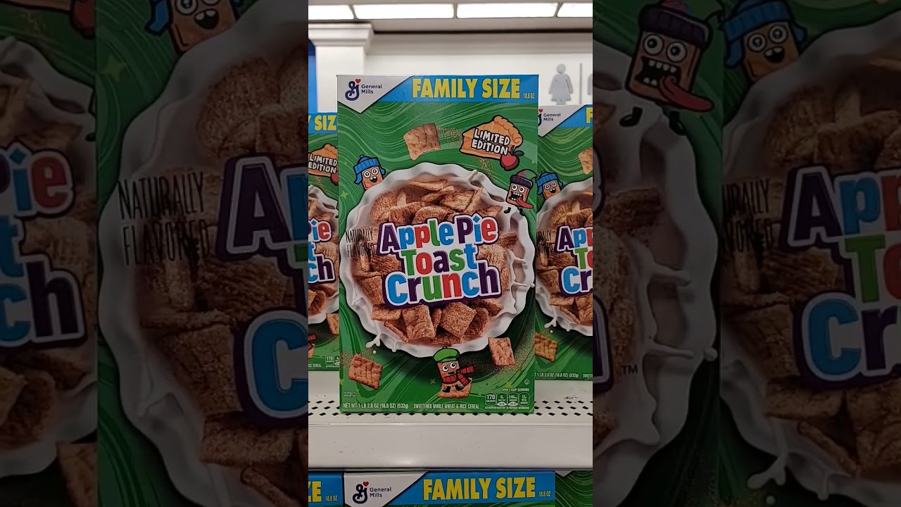 APPLE PIE TOAST CRUNCH THANKSGIVING DAY CEREAL!?