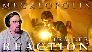 MEGALOPOLIS TRAILER REACTION! | Adam Driver | Francis Ford Coppola Epic!