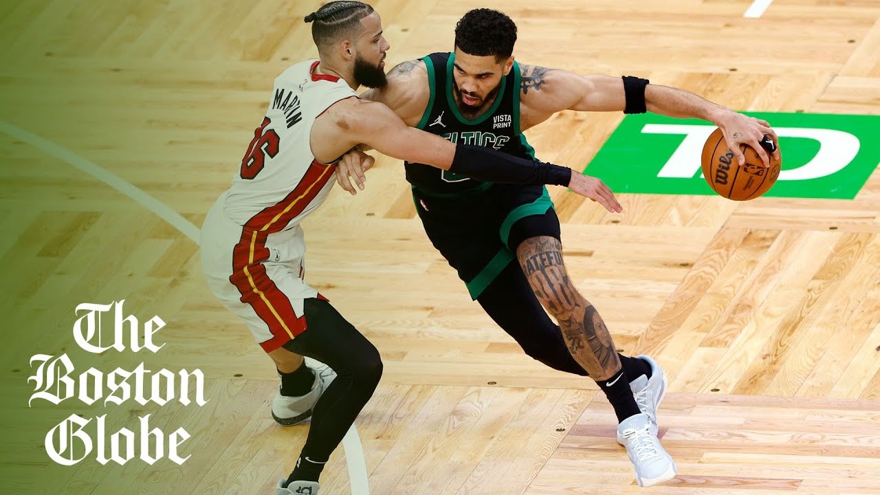 Boston Celtics’ Jayson Tatum talk about defeating the Miami Heat and the  team's growth