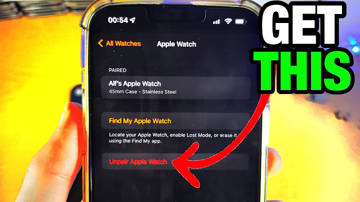 How to unpair apple watch without iphone without erasing data