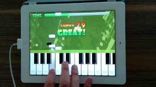 Learn to play "Flower Waltz" (Tchaikovsky) with Piano Master - tutorial for iPhone Android iPad screenshot 1