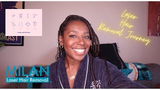 My Laser Hair Removal Journey at Milan Laser | Black Girl