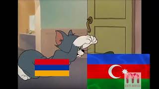 AZERBAIJAN giving lessons to armenia - Tom and Jerry