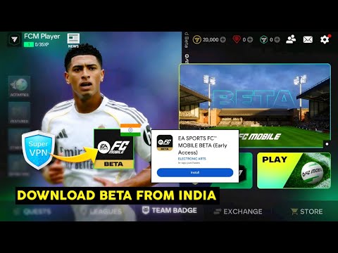 NEW FC MOBILE 26 BETA LAUNCHED 🔥👀 HOW TO DOWNLOAD THE NEW FC MOBILE BETA FROM INDIA 🇮🇳 NEW TRICK 💡