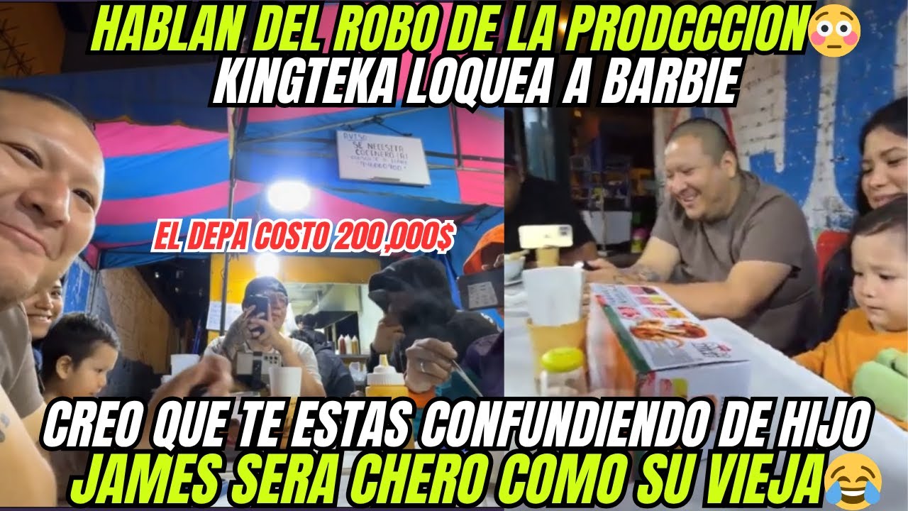 🔥 HABLAN DEL ROBO EN PRODUCCIÓN 😳 KINGTEKA LOQUEA A BARBIE:  😂 JAMES SERÁ CHERO COMO SU VIEJA”