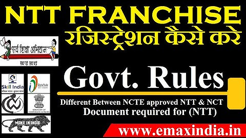 Full Process How to Open Register NTT Centre | NTT Franchise in India | NTT Nursery Teacher Training