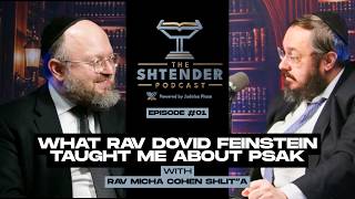 Inside the Mind of a Posek Rav Micha Cohn on The Shtender