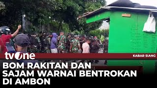 Download Lagu Suara Ledakan Mengiringi Bentrok Dua Kelompok Pemuda di Ambon | Kabar Siang MP3