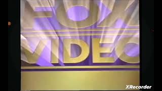 Fox Video But Its Extended Version Silent 1993-1999 Film