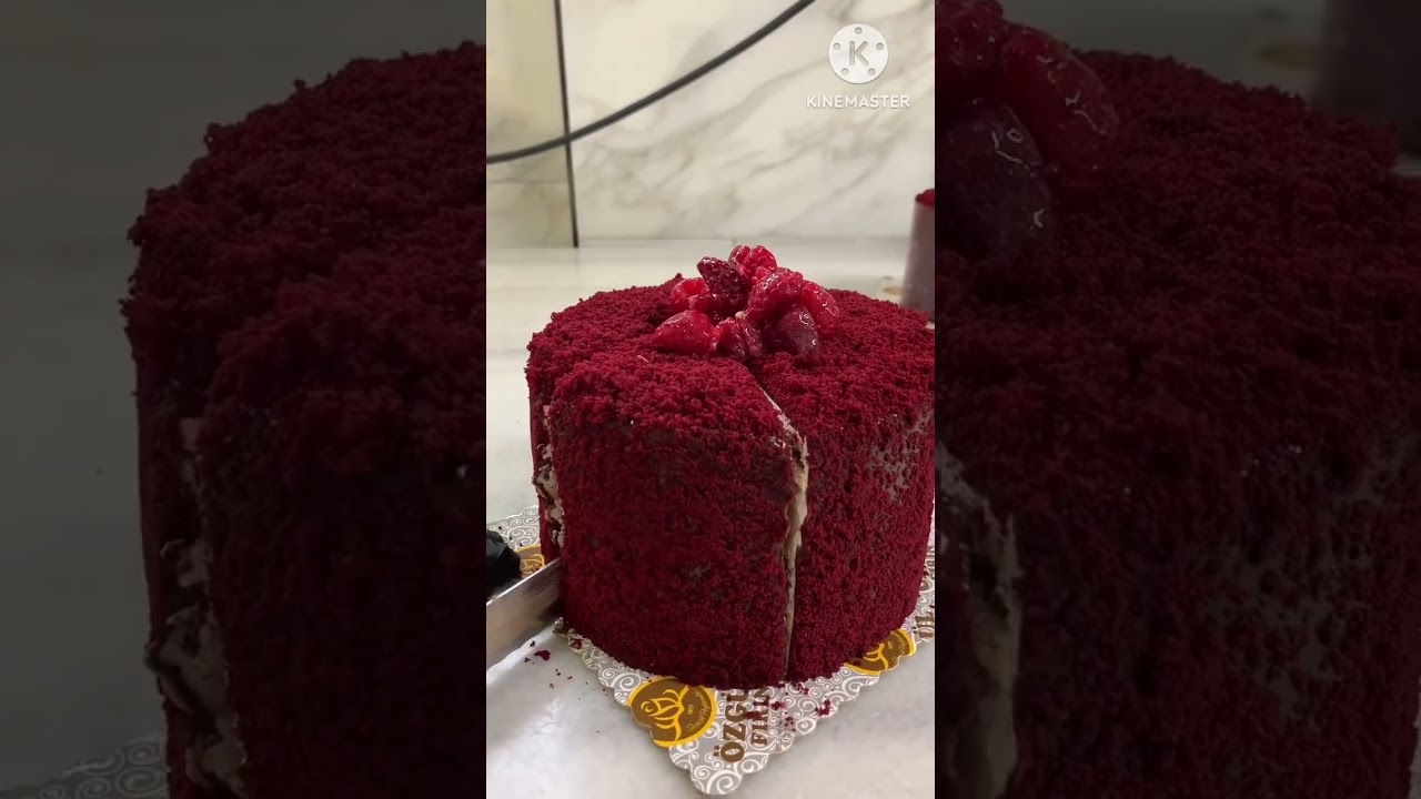 Tasty chocolate velvet cake 