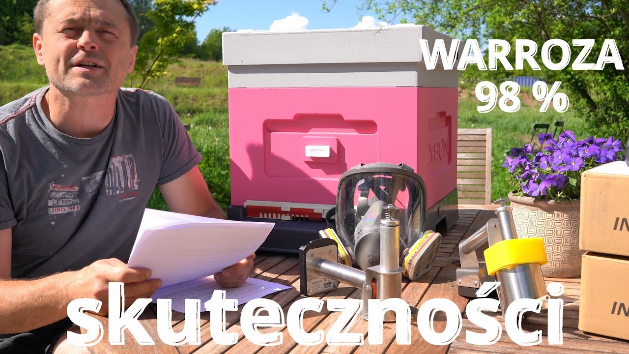 95% skuteczności przeciw warrozie! InstantVap 18V rewolucja w pasiece! Sublimacja kwasu szczawiowego