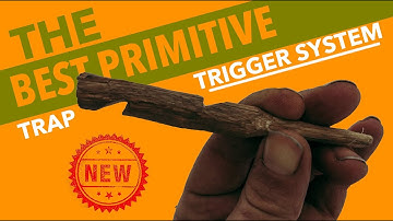 ***QUICK RELEASE PEG*** The BEST Primitive Trap Trigger!!!