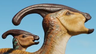 All Hadrosaurs - Male & Female, Adult & Juvenile - Jurassic World Evolution 3 (4K 60FPS)