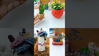 Craft ideas #diydecore #homedecor #diycrafts #shorts #bestoutofwaste #diy  #claycraft