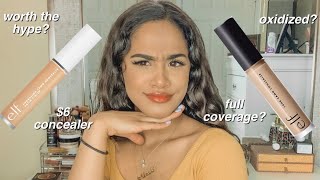 $6 CONCEALER...IS IT WORTH THE HYPE??TESTING HYDRATING VS. 16 HOUR E.L.F CAMO CONCEALER||NARALI MOTA