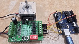 TB6560 Stepper Motor Driver with Arduino.