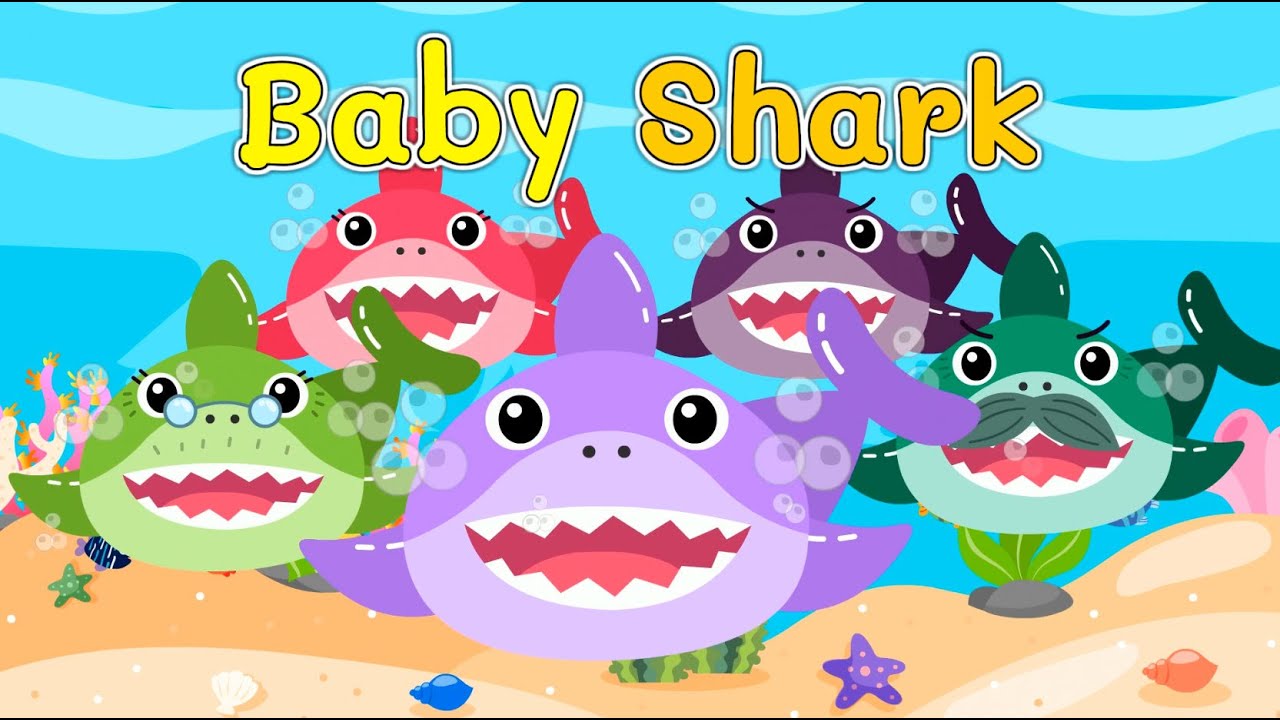 เพลงเด็ก ฉลามเต้นรำ Baby Shark | เพลงเด็กเต้น | สื่อการสอนสำหรับเด็ก